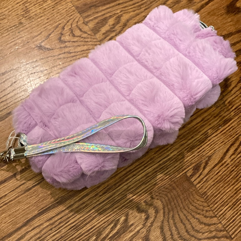 Fuzzy Cosmetic/Multipurpose Pouch - Picture 2 of 2